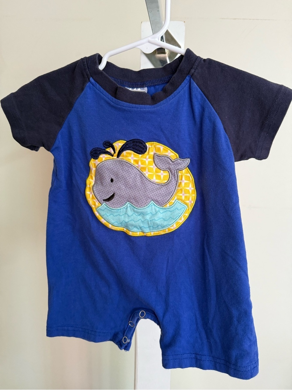 Boutique Whale Romper